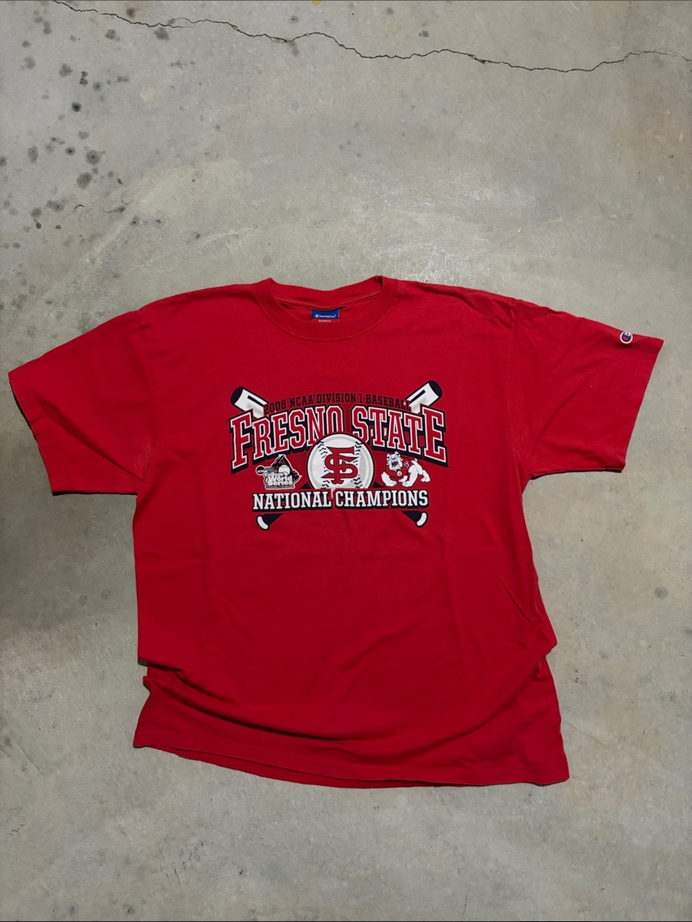 Fresno State Bulldogs College World Series Short Sleeve Shirt